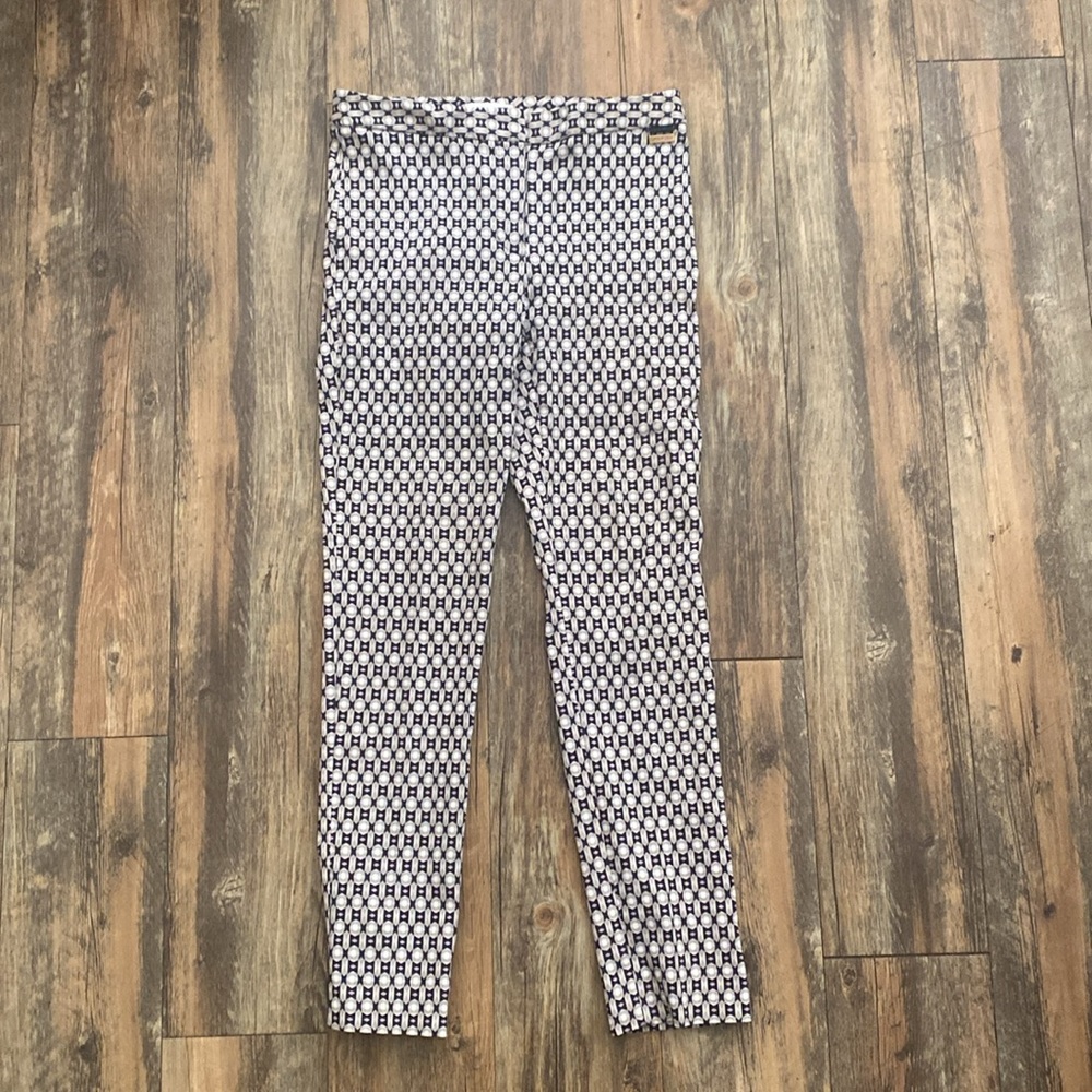 Calvin Klein geometric design pants SZ 4